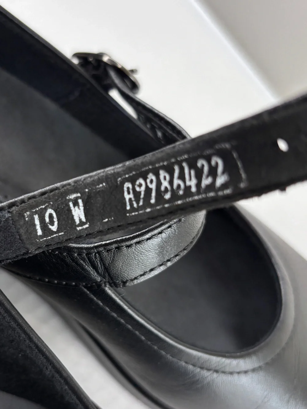 SAS Maria Womens Mary Jane TRIPAD Comfort Shoes Size 10 WIDE Black Leather NEW!